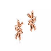 Carave Paris Modern Knot Sculpture Stud Earrings