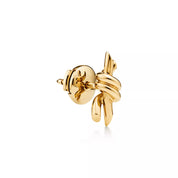 Carave Paris Modern Knot Sculpture Stud Earrings