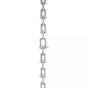 Carave Paris Modern Link Chain Choker Necklace in Silver