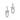 Carave Paris Modern Orbit Link Drop Earrings