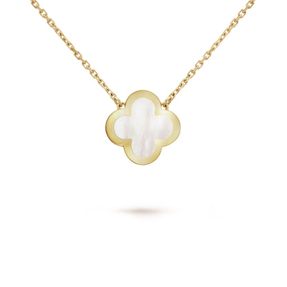 Carave Paris Mother of Pearl Clover Necklace