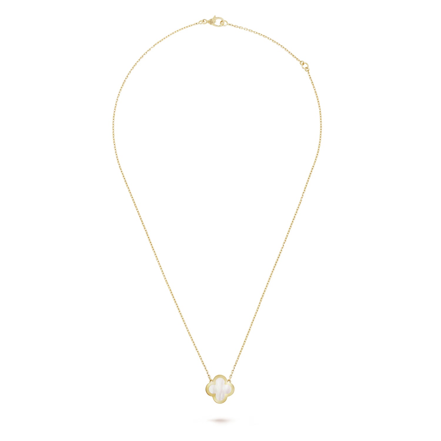 Carave Paris Mother of Pearl Clover Necklace