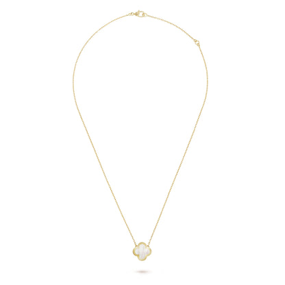 Carave Paris Mother of Pearl Clover Necklace