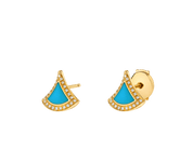 Carave Paris Onyx Pavé Fan Stud Earrings