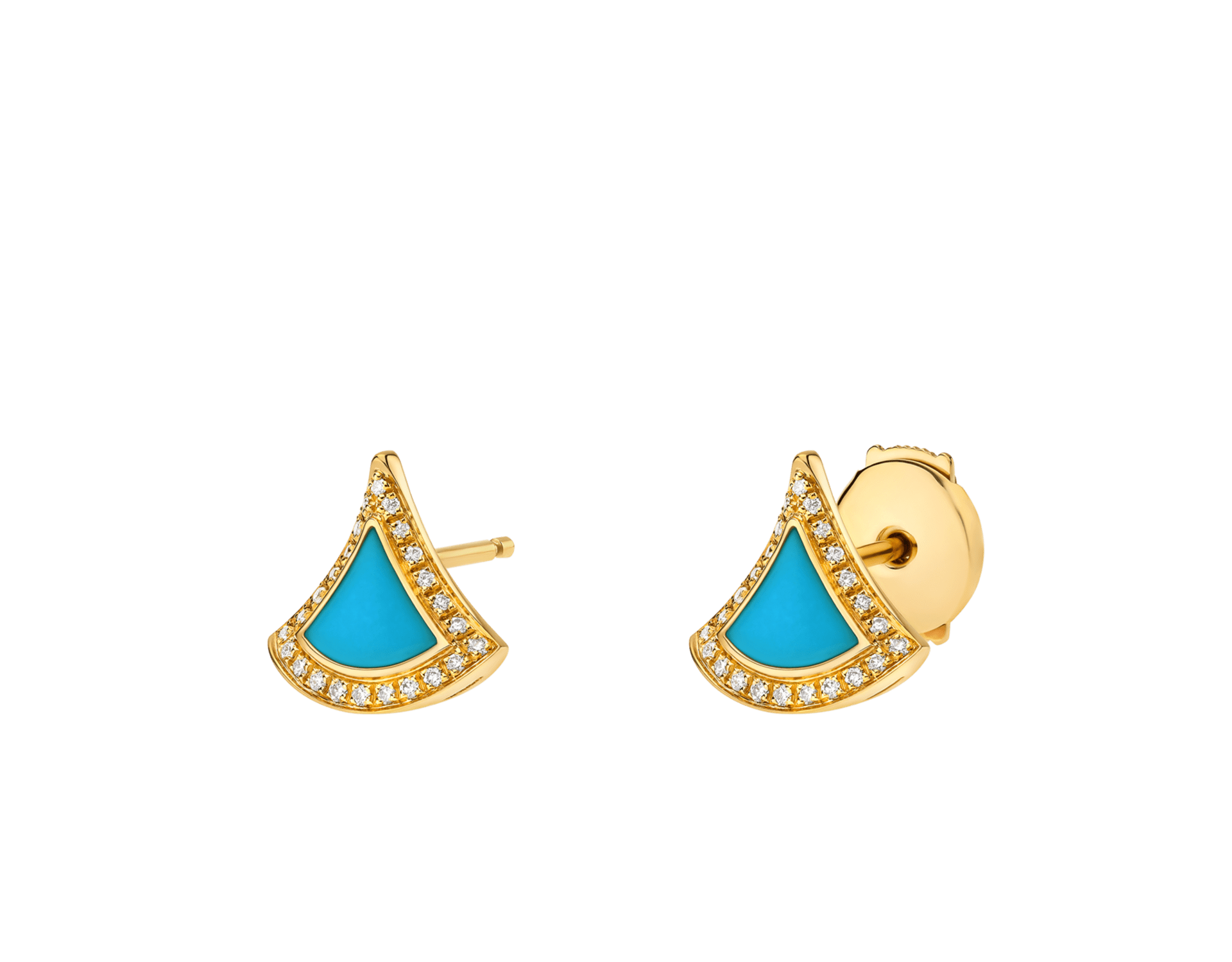 Carave Paris Onyx Pavé Fan Stud Earrings