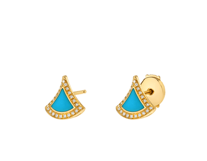 Carave Paris Onyx Pavé Fan Stud Earrings