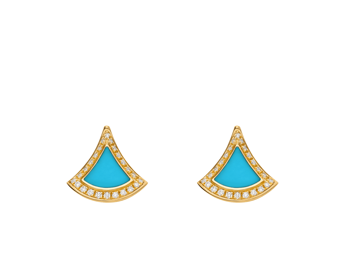 Carave Paris Onyx Pavé Fan Stud Earrings