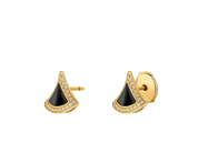 Carave Paris Onyx Pavé Fan Stud Earrings