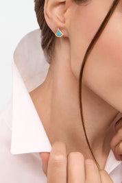 Carave Paris Onyx Pavé Fan Stud Earrings