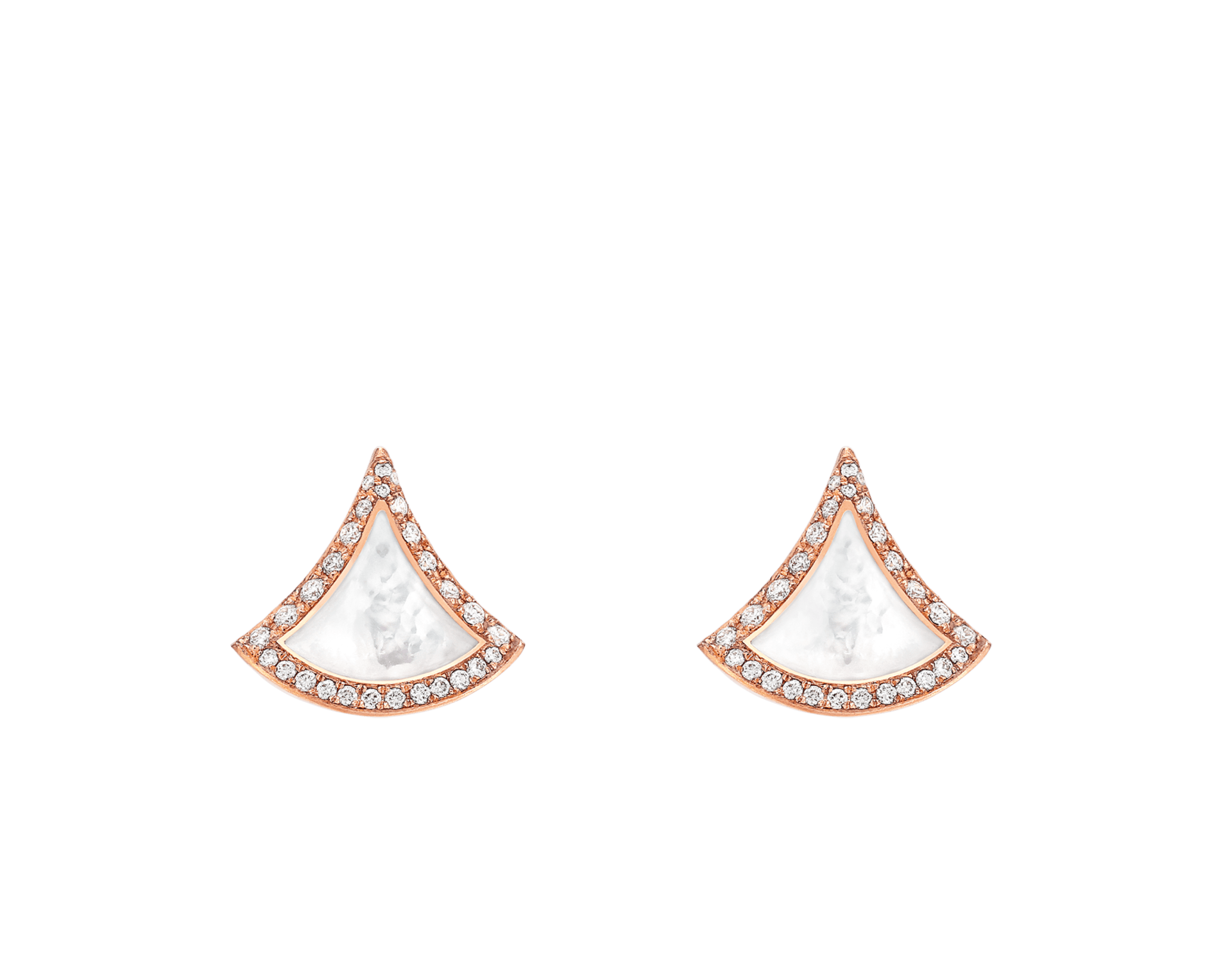 Carave Paris Onyx Pavé Fan Stud Earrings