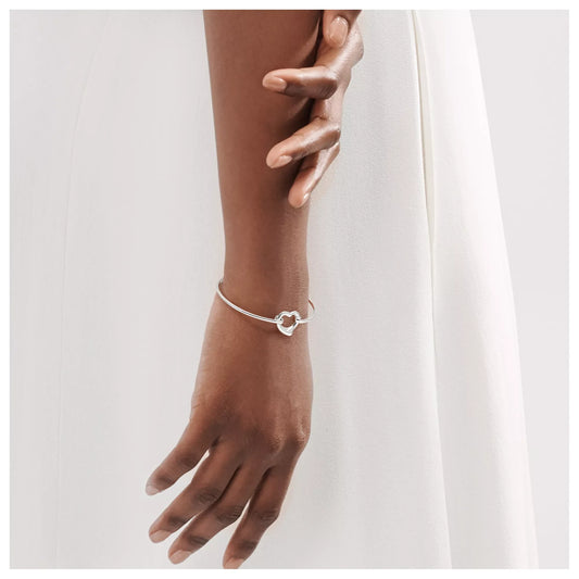 Carave Paris Open Heart Bangle Bracelet