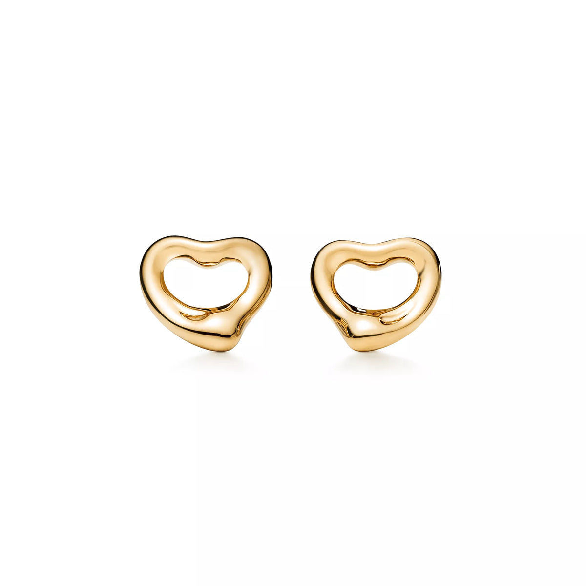 Carave Paris Open Heart Polished Stud Earrings