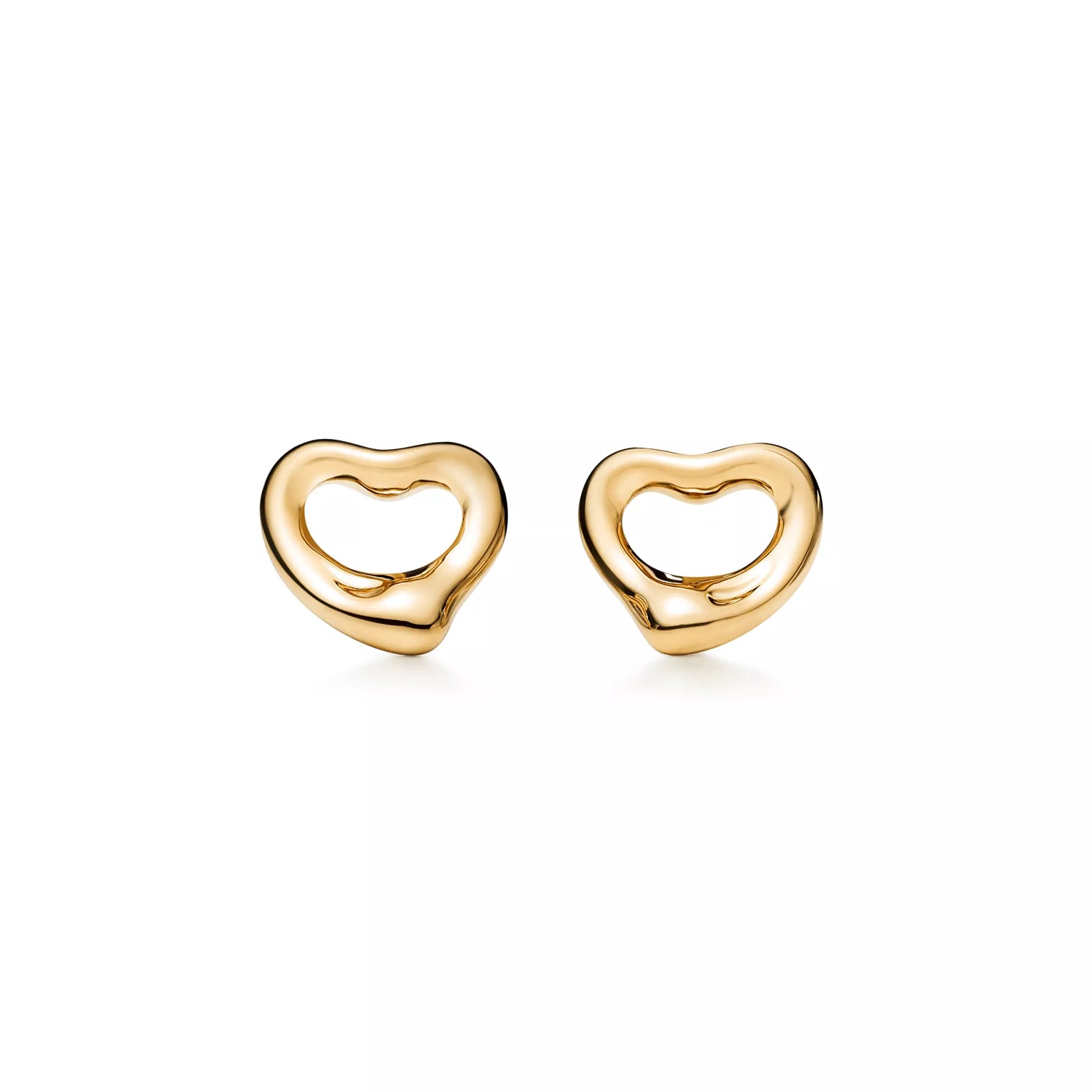 Carave Paris Open Heart Polished Stud Earrings