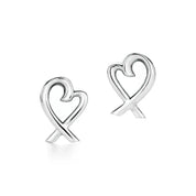 Carave Paris Open Heart Sculpted Stud Earrings