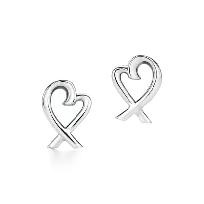 Carave Paris Open Heart Sculpted Stud Earrings
