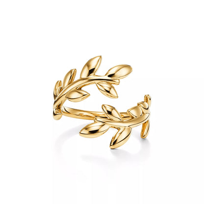 Carave Paris Laurel Leaf Wrap Ring