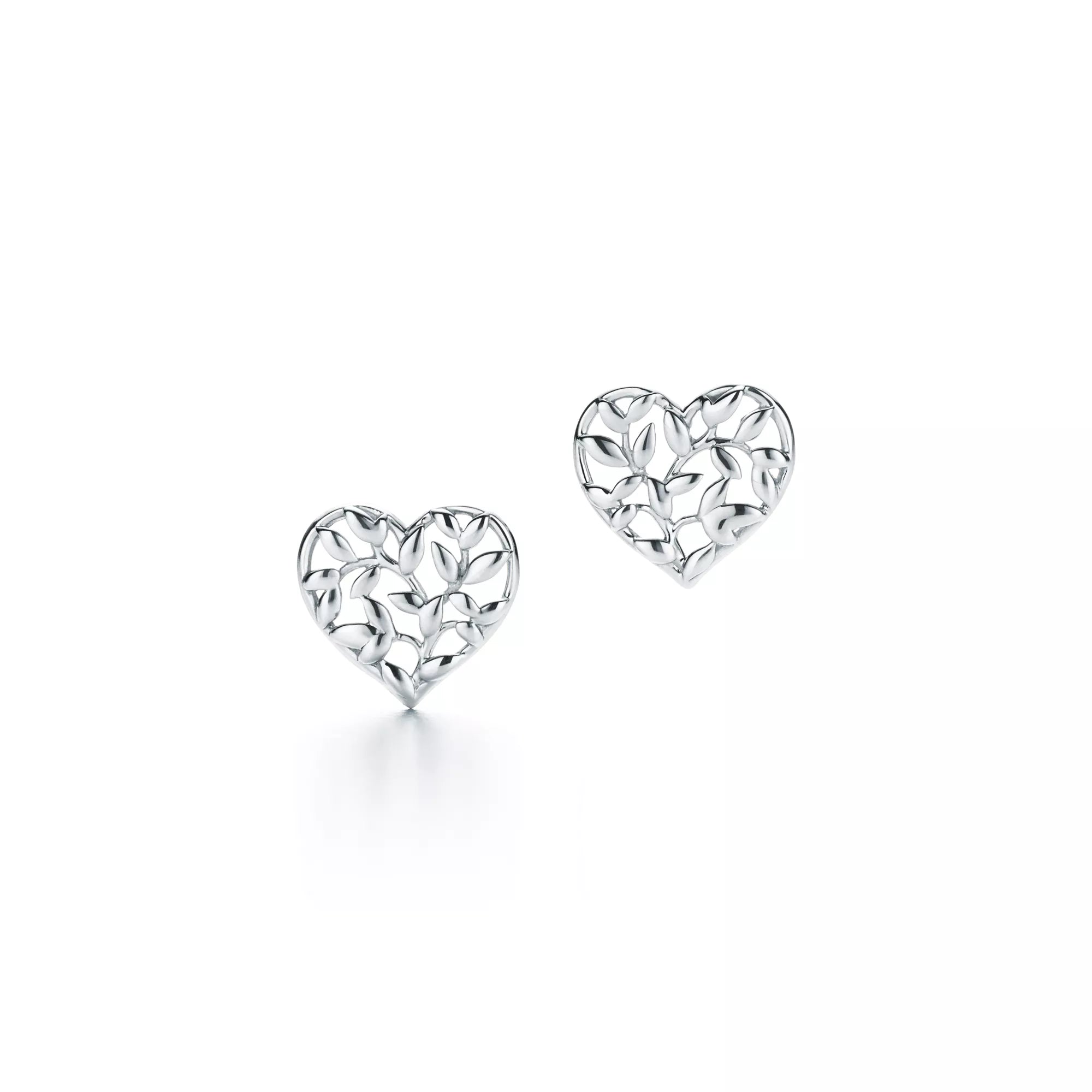 Carave Paris Openwork Heart Leaf Stud Earrings