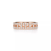 Carave Paris Openwork Pavé Diamond Band Ring
