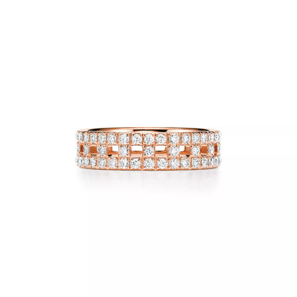 Carave Paris Openwork Pavé Diamond Band Ring