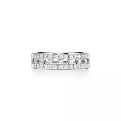 Carave Paris Openwork Pavé Diamond Band Ring