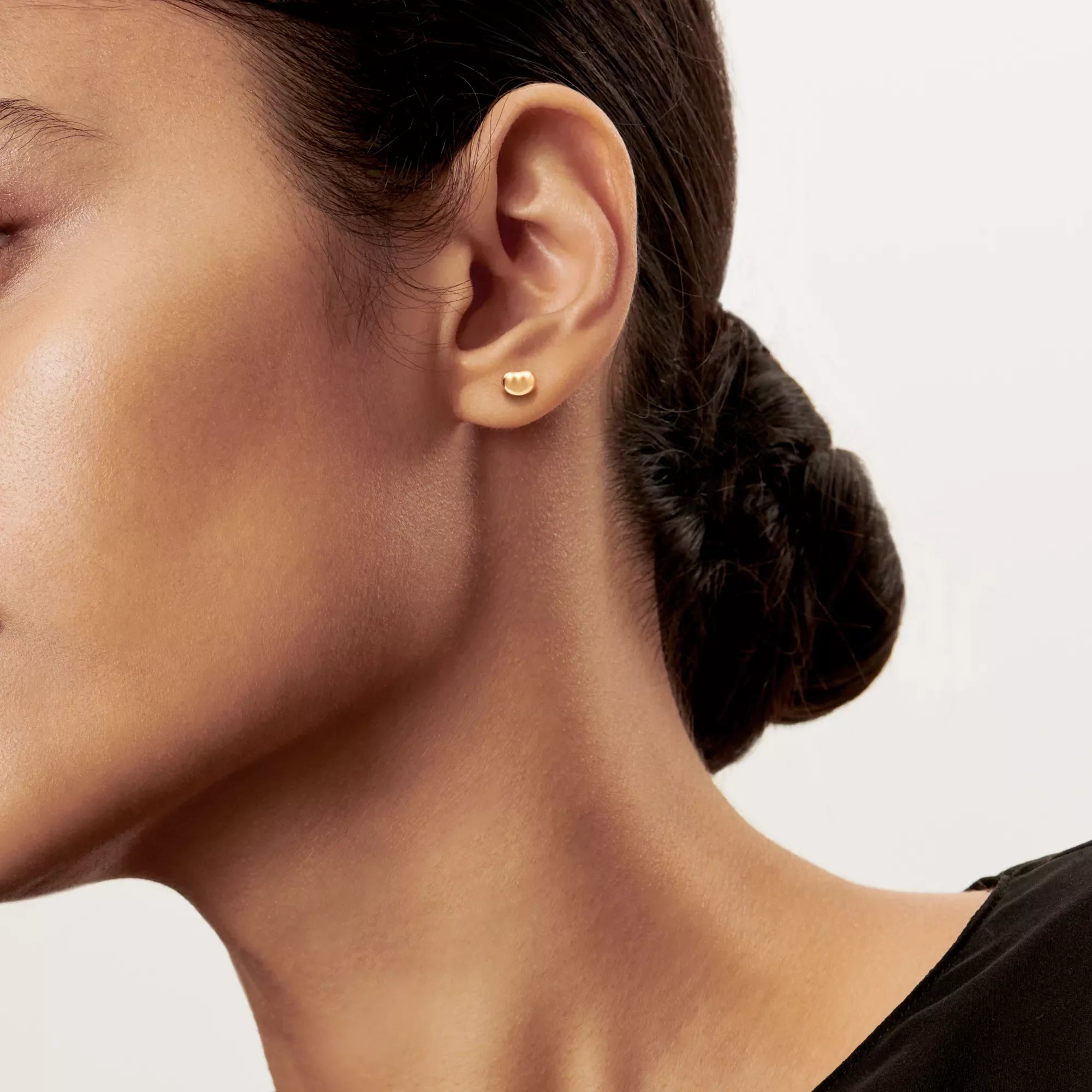 Carave Paris Organic Bean Stud Earrings