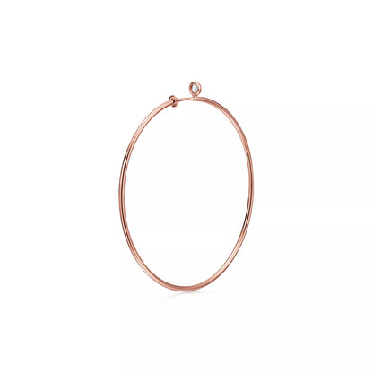 Carave Paris Oval Diamond Accent Hoop Earrings
