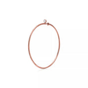 Carave Paris Oval Diamond Accent Hoop Earrings