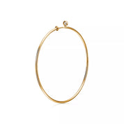 Carave Paris Oval Diamond Accent Hoop Earrings