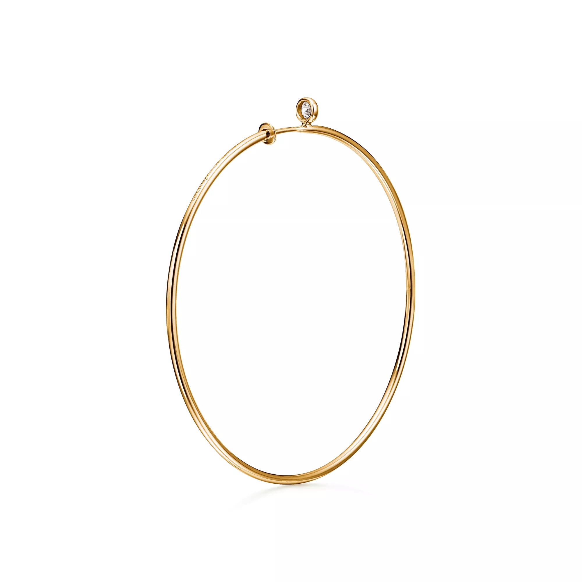 Carave Paris Oval Diamond Accent Hoop Earrings