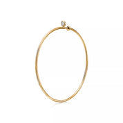Carave Paris Oval Diamond Accent Hoop Earrings