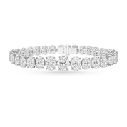 Carave Paris Oval Diamond Tennis Bracelet