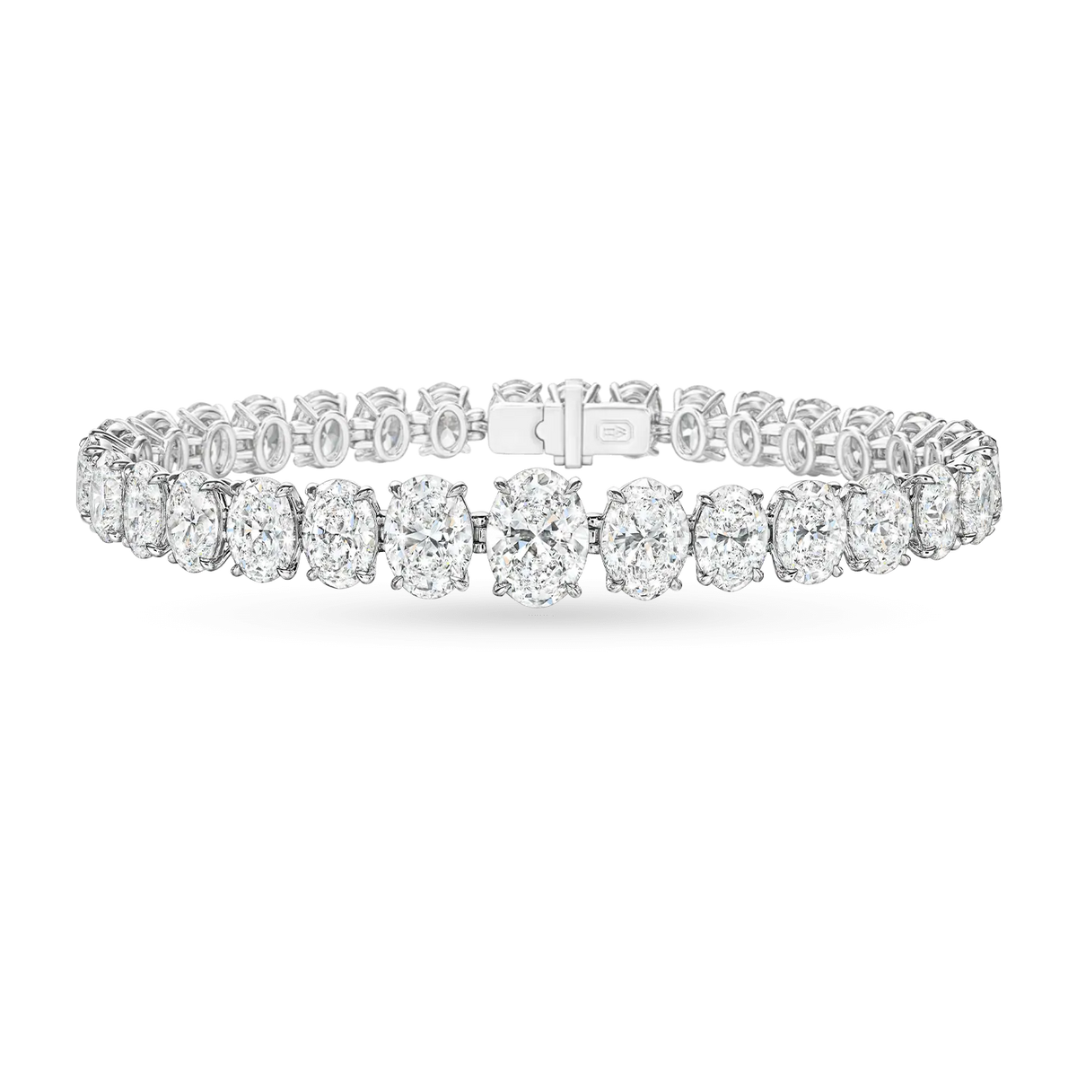 Carave Paris Oval Diamond Tennis Bracelet