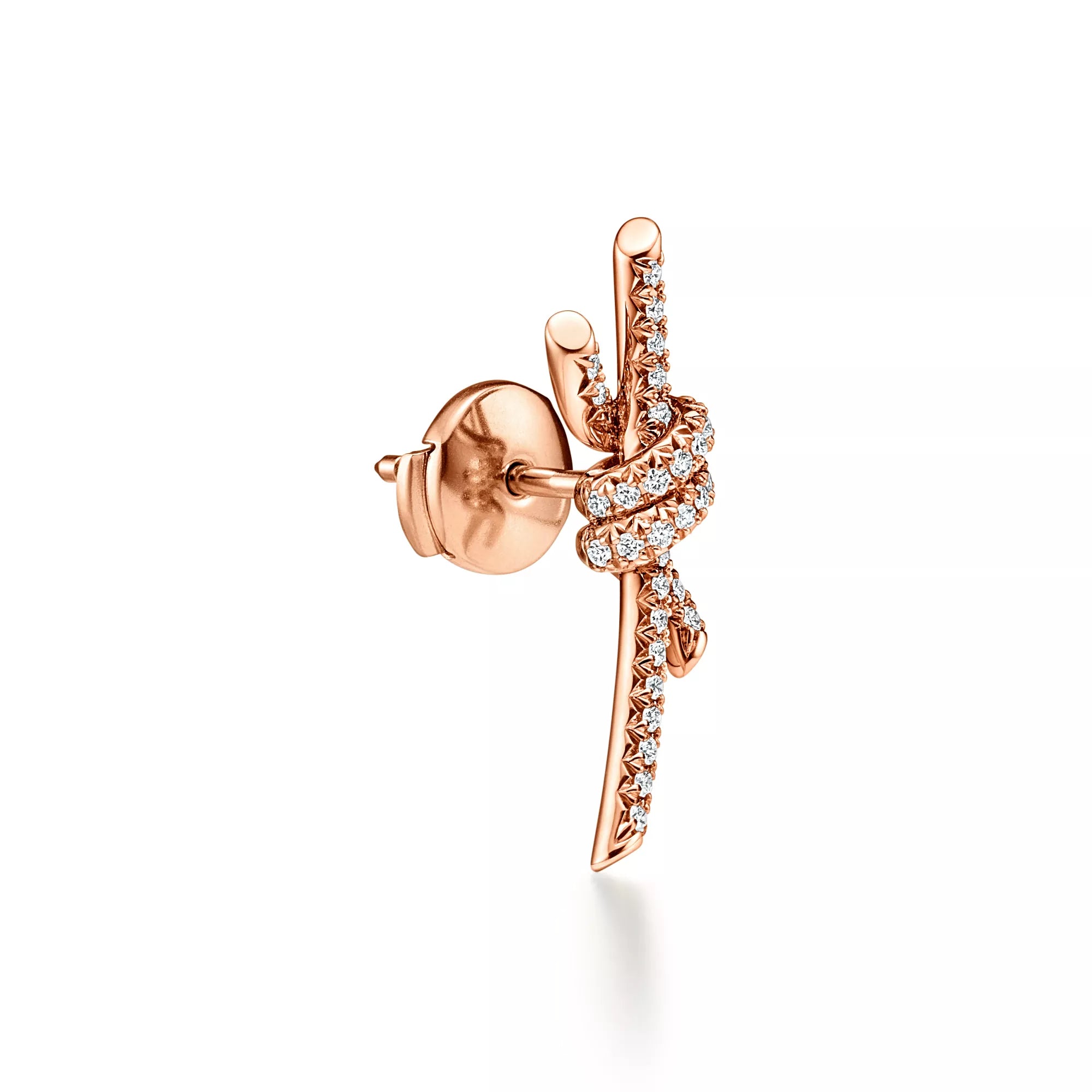 Carave Paris Pavé Barbed Knot Drop Earrings