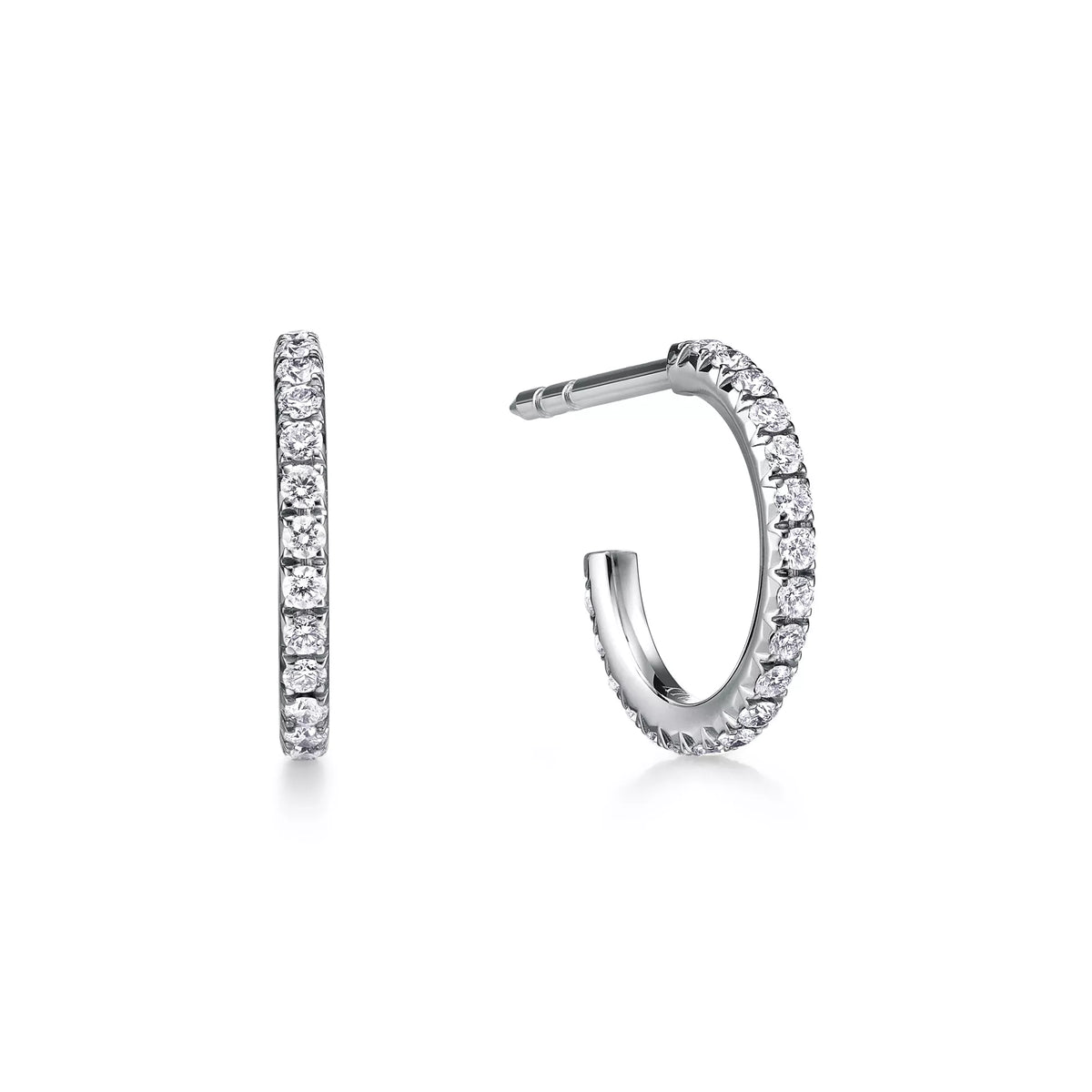 Carave Paris Pavé Classic Huggie Hoop Earrings  Short Description