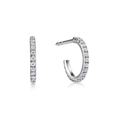 Carave Paris Pavé Classic Huggie Hoop Earrings  Short Description