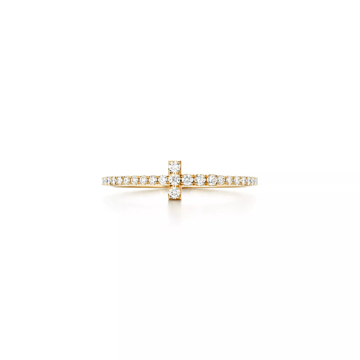 Carave Paris Pavé Cross Diamond Stackable Ring