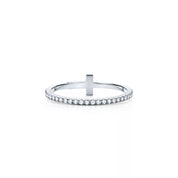 Carave Paris Pavé Cross Diamond Stackable Ring