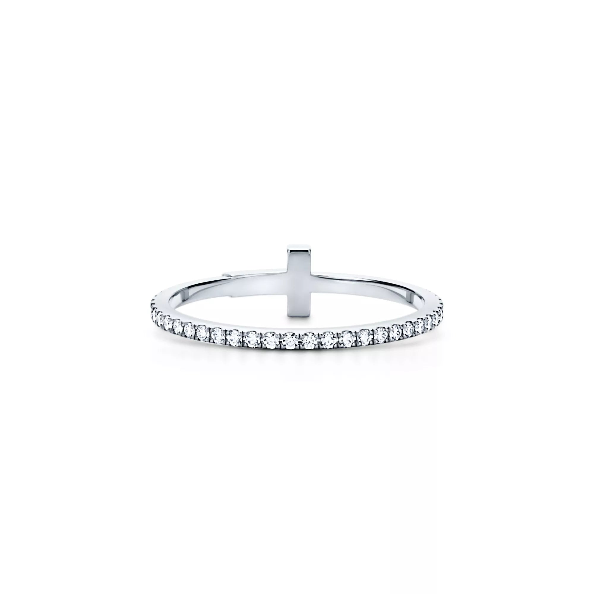 Carave Paris Pavé Cross Diamond Stackable Ring