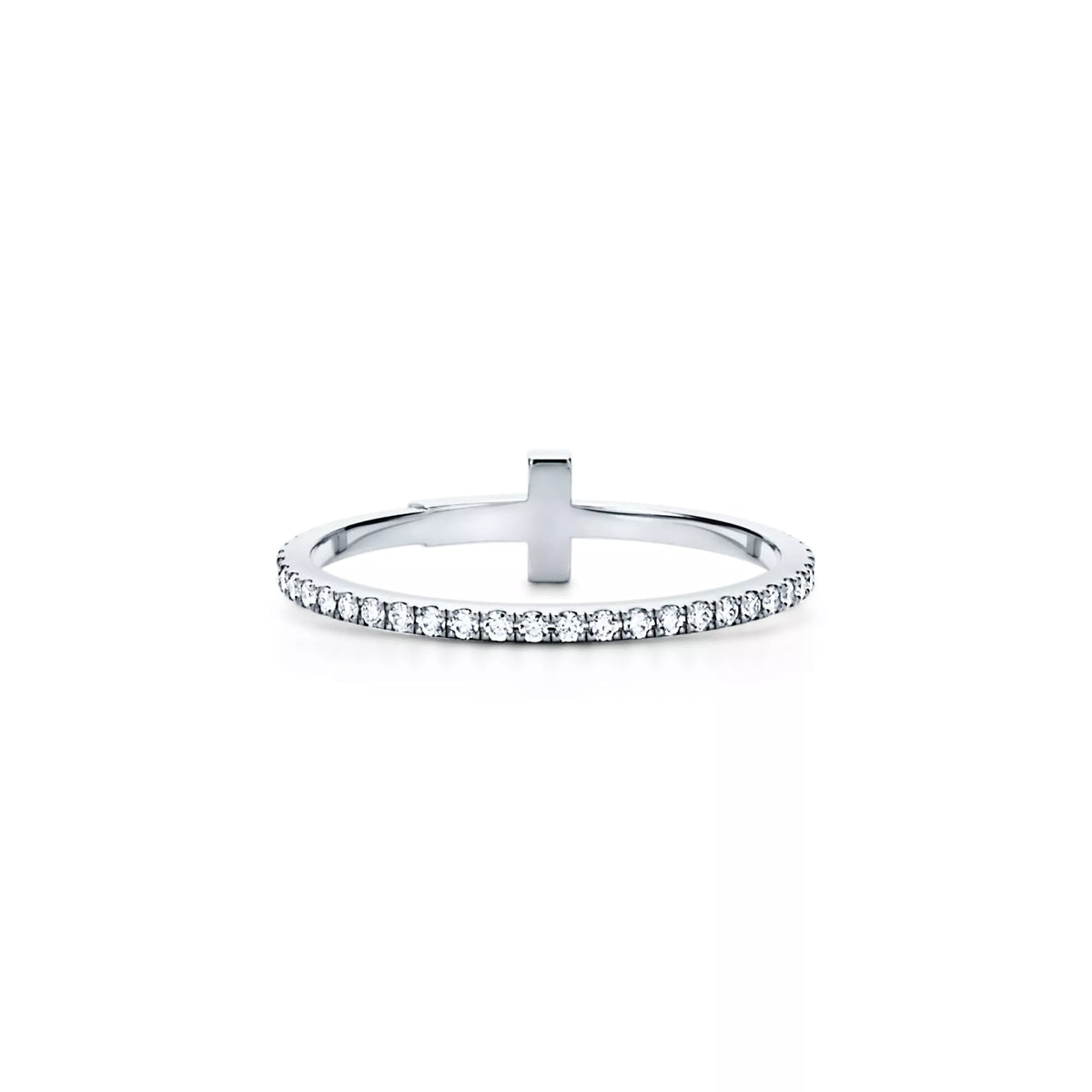 Carave Paris Pavé Cross Diamond Stackable Ring