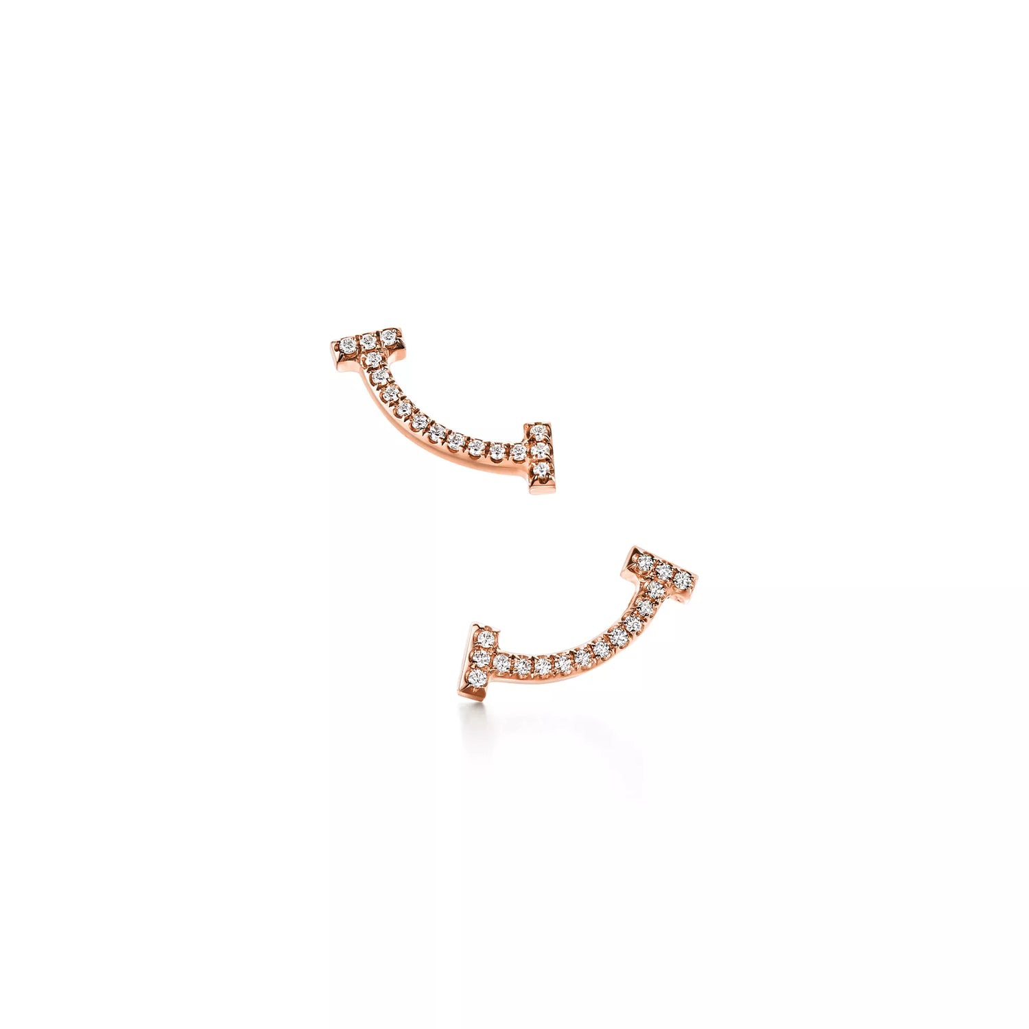 Carave Paris Pavé Curved T-Bar Stud Earring