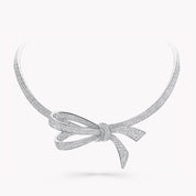 Carave Paris Pavé Diamond Bow Collar Necklace