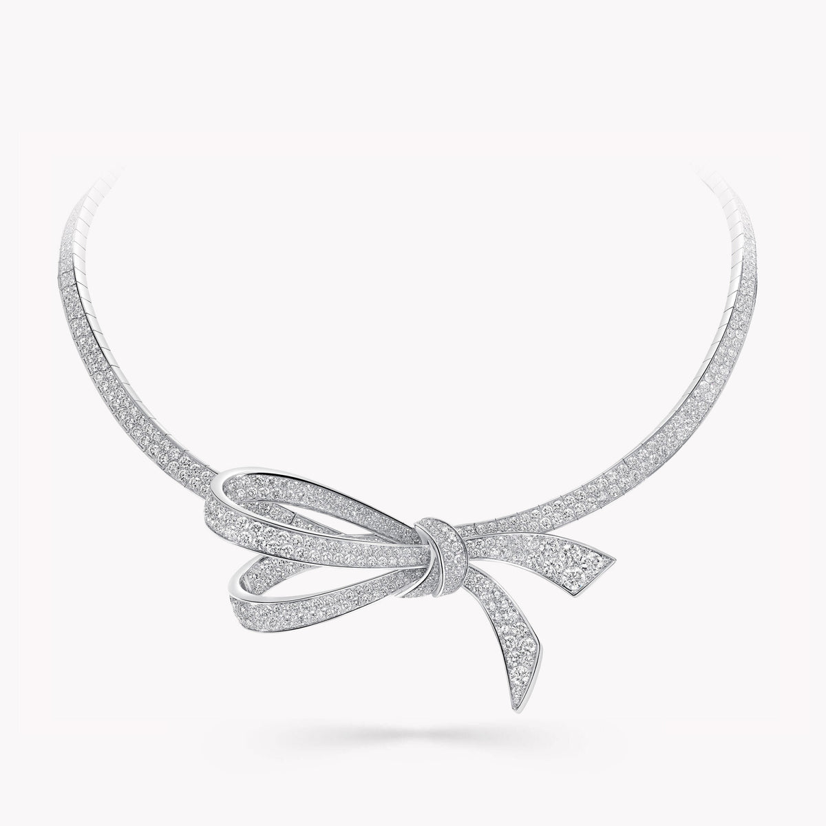 Carave Paris Pavé Diamond Bow Collar Necklace