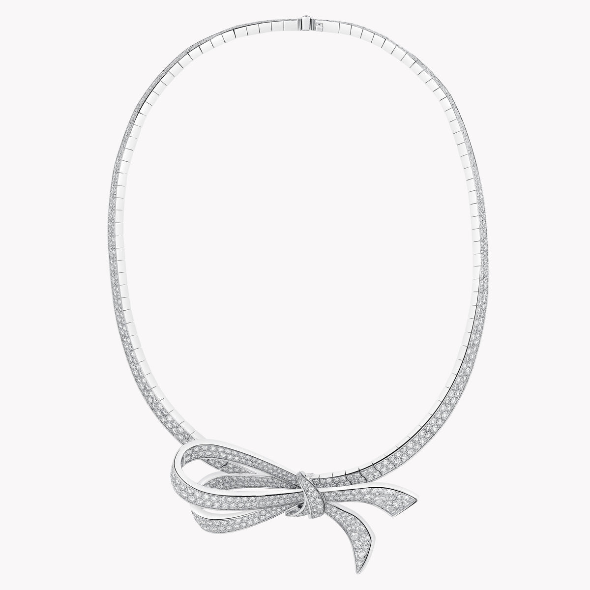 Carave Paris Pavé Diamond Bow Collar Necklace