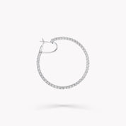 Carave Paris Pavé Diamond Hoop Earrings