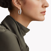 Carave Paris Pavé Diamond Huggie Earrings