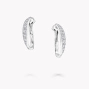 Carave Paris Pavé Diamond Huggie Earrings