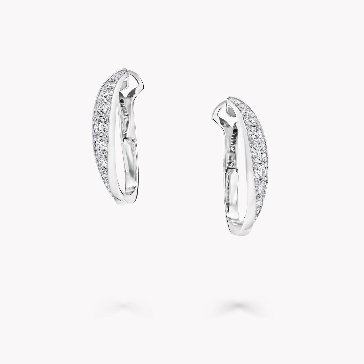 Carave Paris Pavé Diamond Huggie Earrings