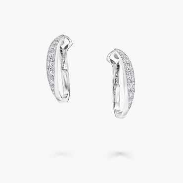 Carave Paris Pavé Diamond Huggie Earrings