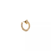 Carave Paris Pavé Double Circle Open Hoop Earrings