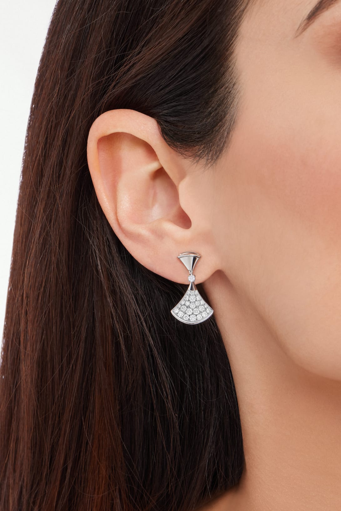 Carave Paris Pavé Fan Drop Earrings